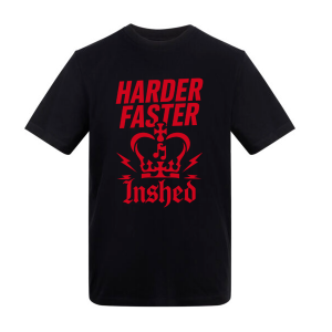 Alternative view of Lashed Mens T - Harder Faster
