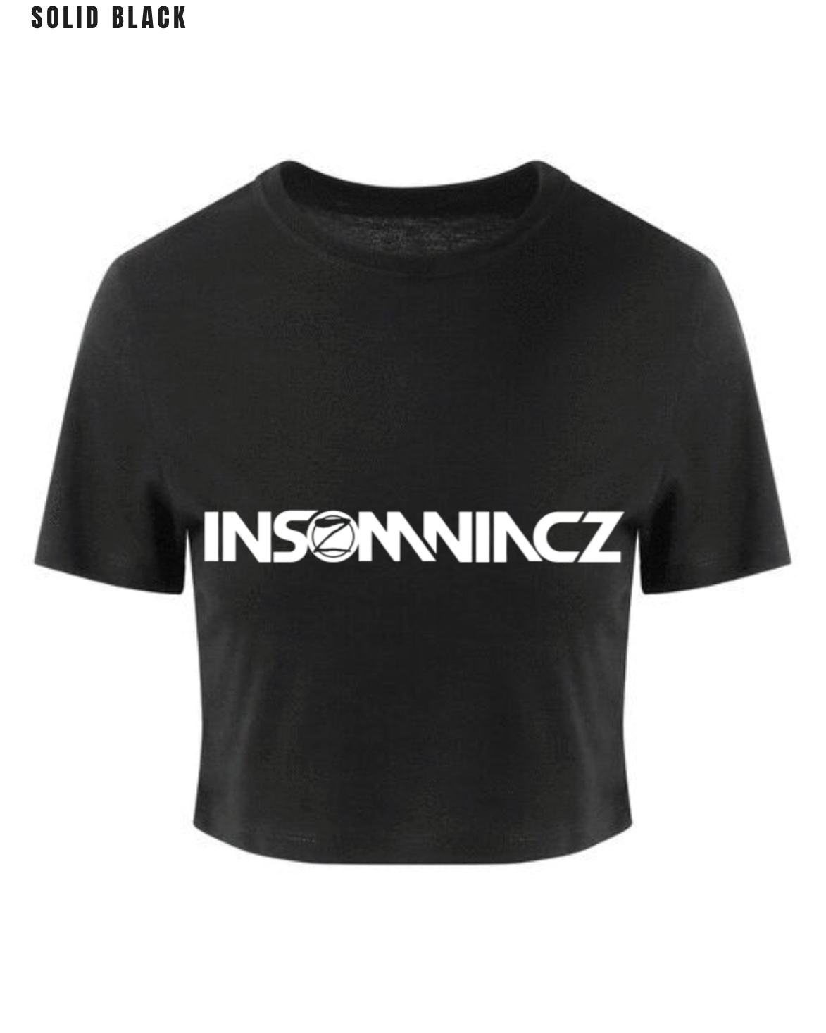 Insomniacz Ladies Crop Top - Image 2